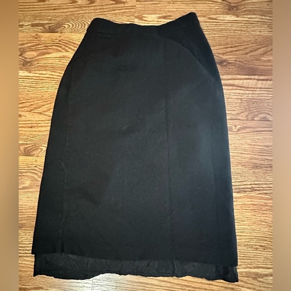 vintage wool skirt, size 12 - Picture 2 of 7